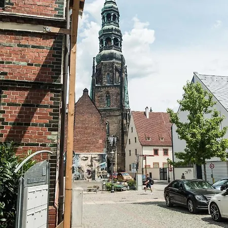 Apartmenthaus Am Dom Maisonette Mit Parkplatz 茨维考